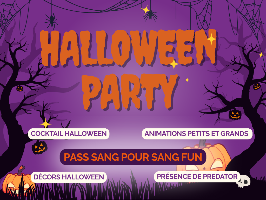 202510-7S-HALLOWEEN-GRENOBLE-HEADER SITE-nouvelle version07102025 Halloween Party chez Seven Squares Grenoble. Soirée et journée halloween à Grenoble2025. pass activité sang pour sang fun